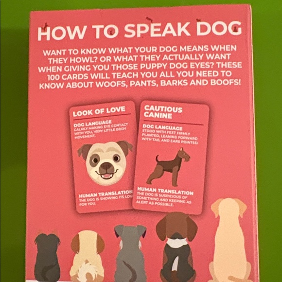 NWT How to Speak Dog Training Cards - Picture 2 of 3